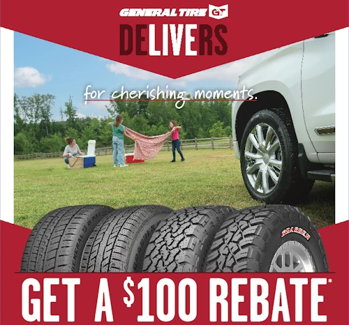 General Tire 100 dollar rebate